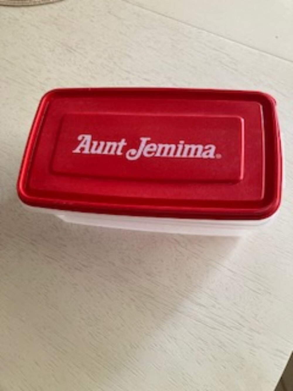 Vintage Rubbermaid Aunt Jemima Food Storage Container